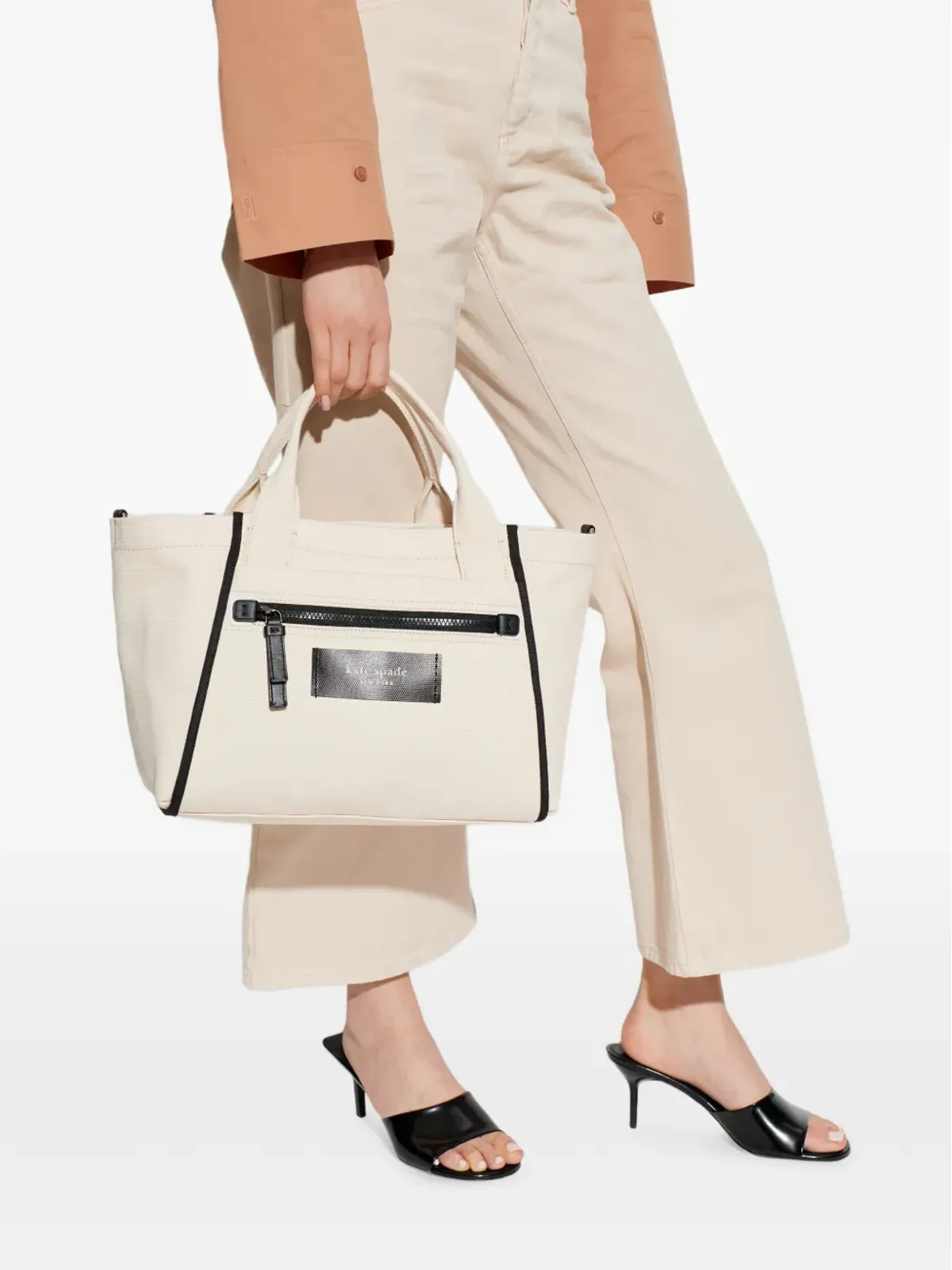 Kate Spade ダッシュ ジップドポケット コントラストトリム トートバッグ - 画像2