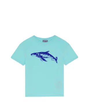 Vilebrequin Kids クジラ柄Tシャツ ブルー - サムネイル1