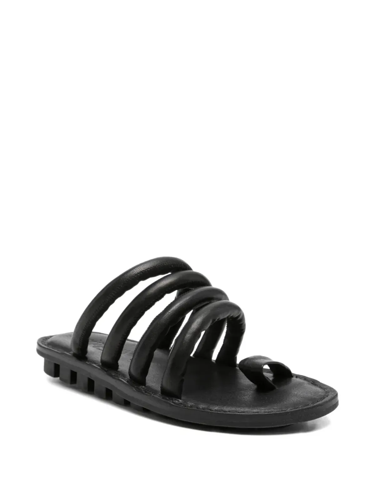 Trippen Threads tube-strap sandals - Black - 画像2