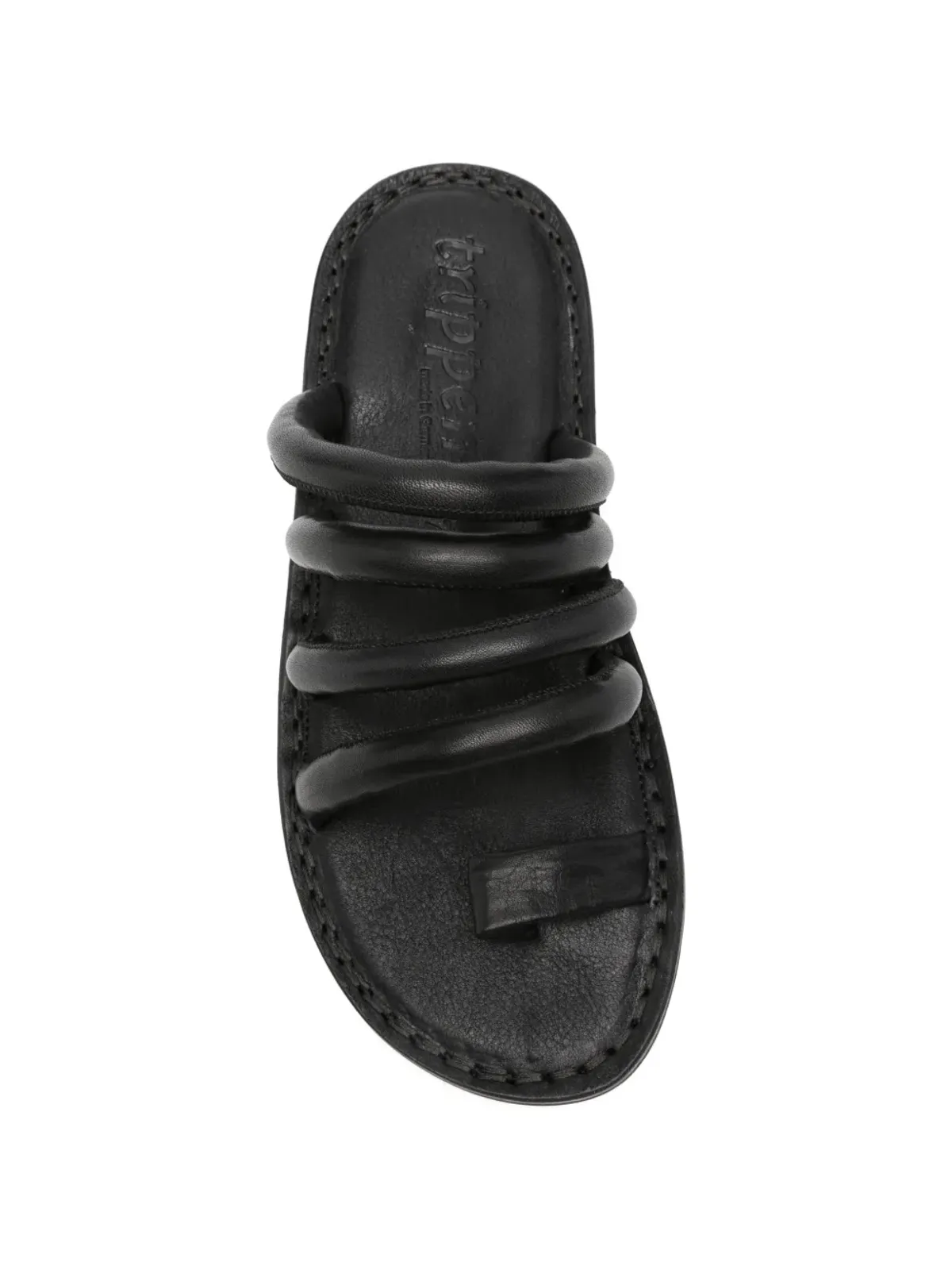 Trippen Threads tube-strap sandals - Black - 画像4