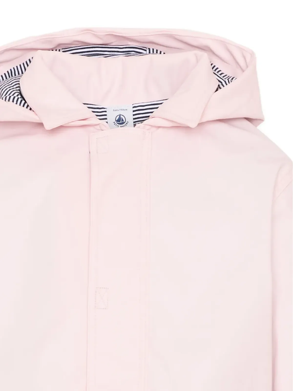 Petit Bateau Cire フード付きウィンドブレーカー - 画像4