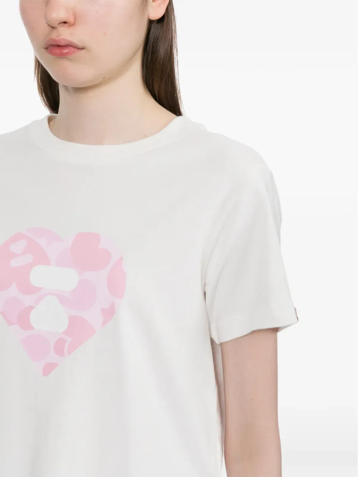 APEE™ by *A BATHING APE® ロゴプリント クルーネックTシャツ - 画像5