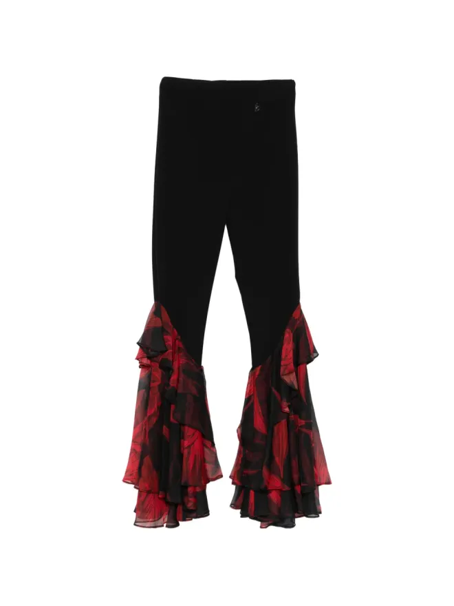 Babylone Paris Babylone Paris ラッフル付きフレアパンツの商品画像