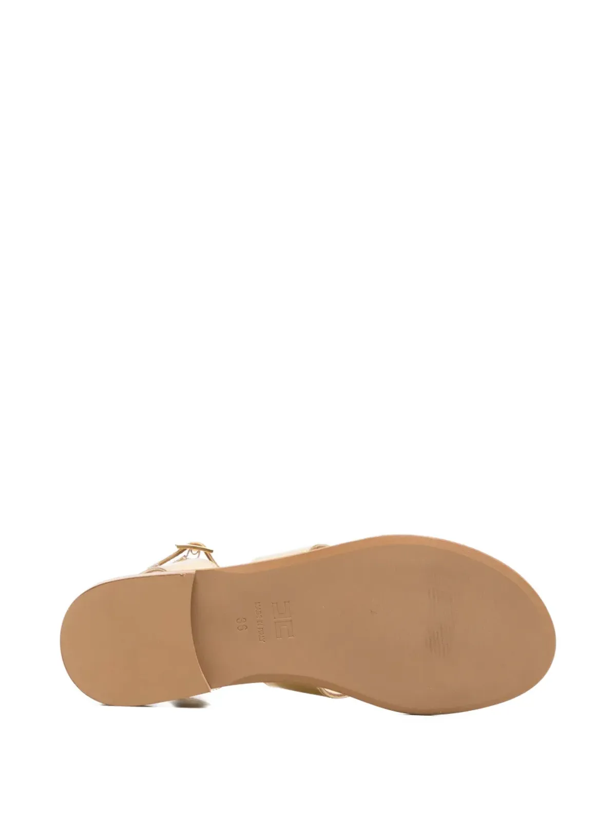 Elisabetta Franchi Kids バックルストラップサンダル - ゴールド - 画像4