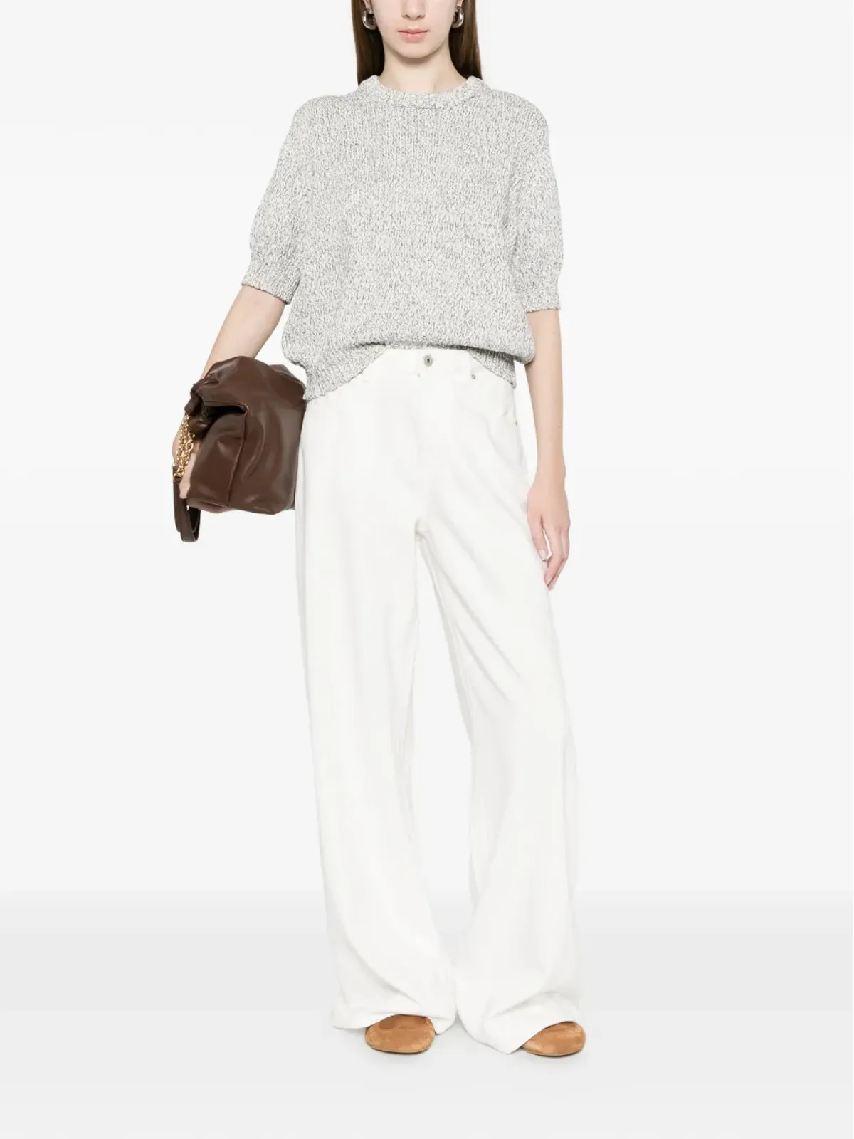 Drykorn Sanidy short-sleeve top - Neutrals - 画像2