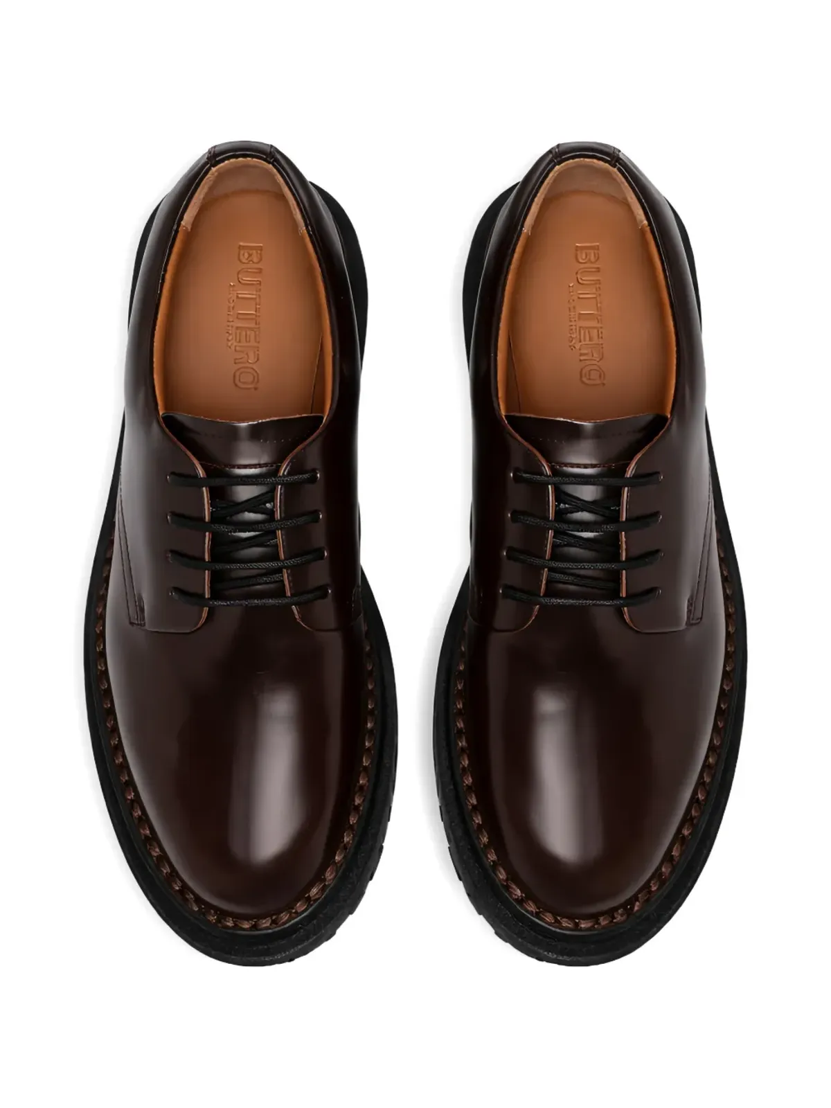 Buttero Aedi Derby Shoes - Brown - 画像4