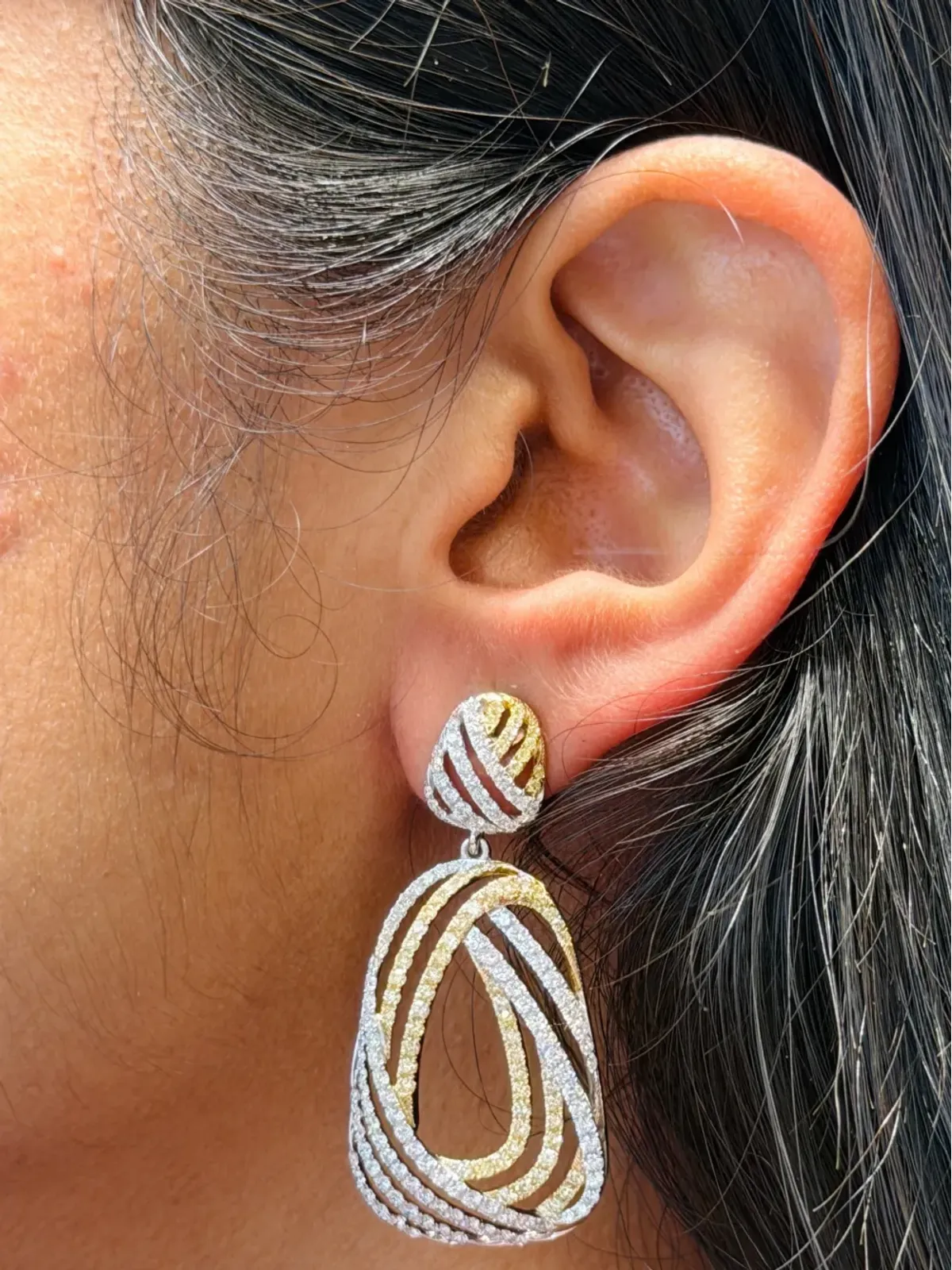 HYT Jewelry ダイヤモンド・ドロップ ピアス - 画像2