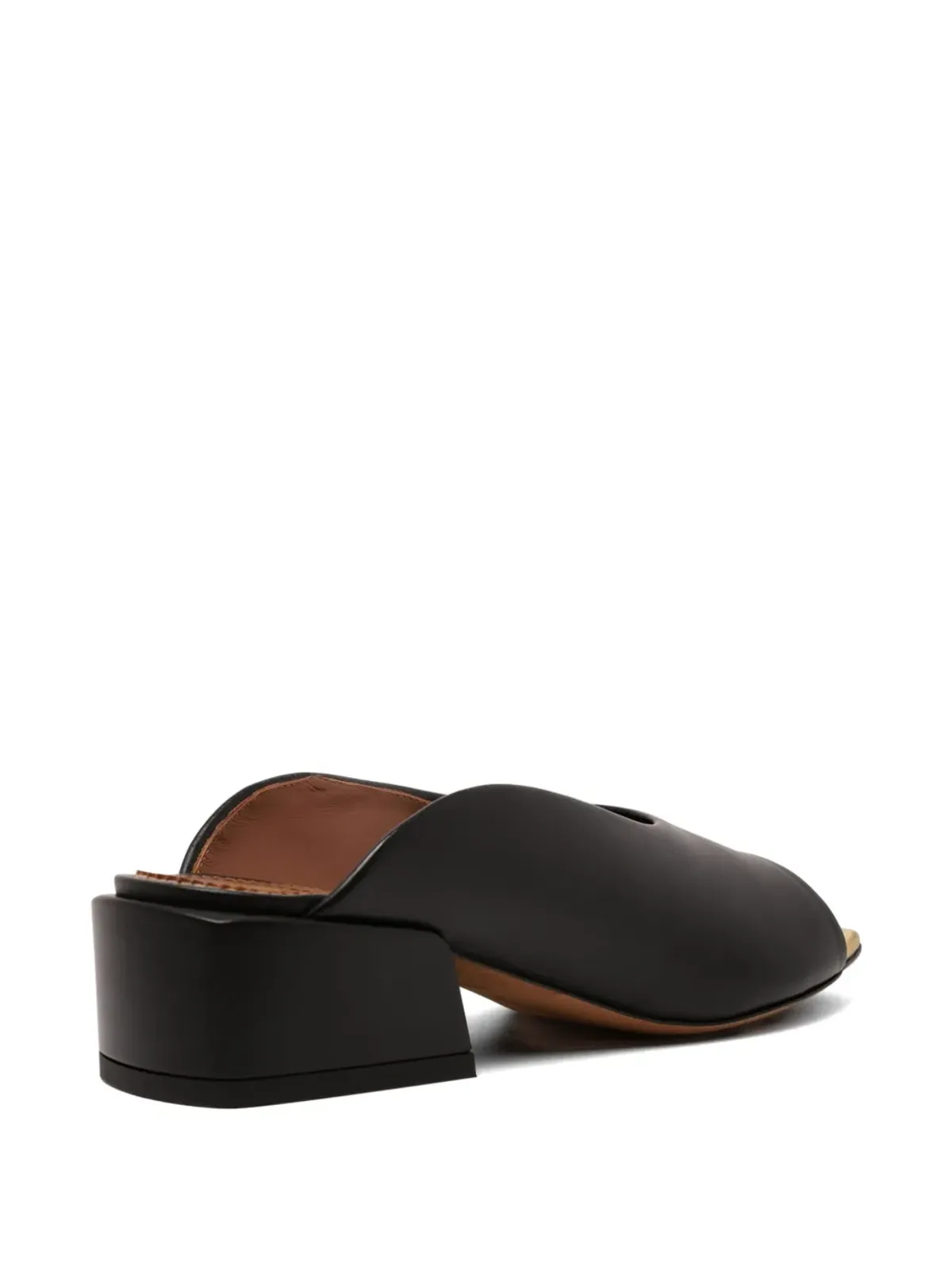 Pollini オープントゥレザーサンダル - 画像3