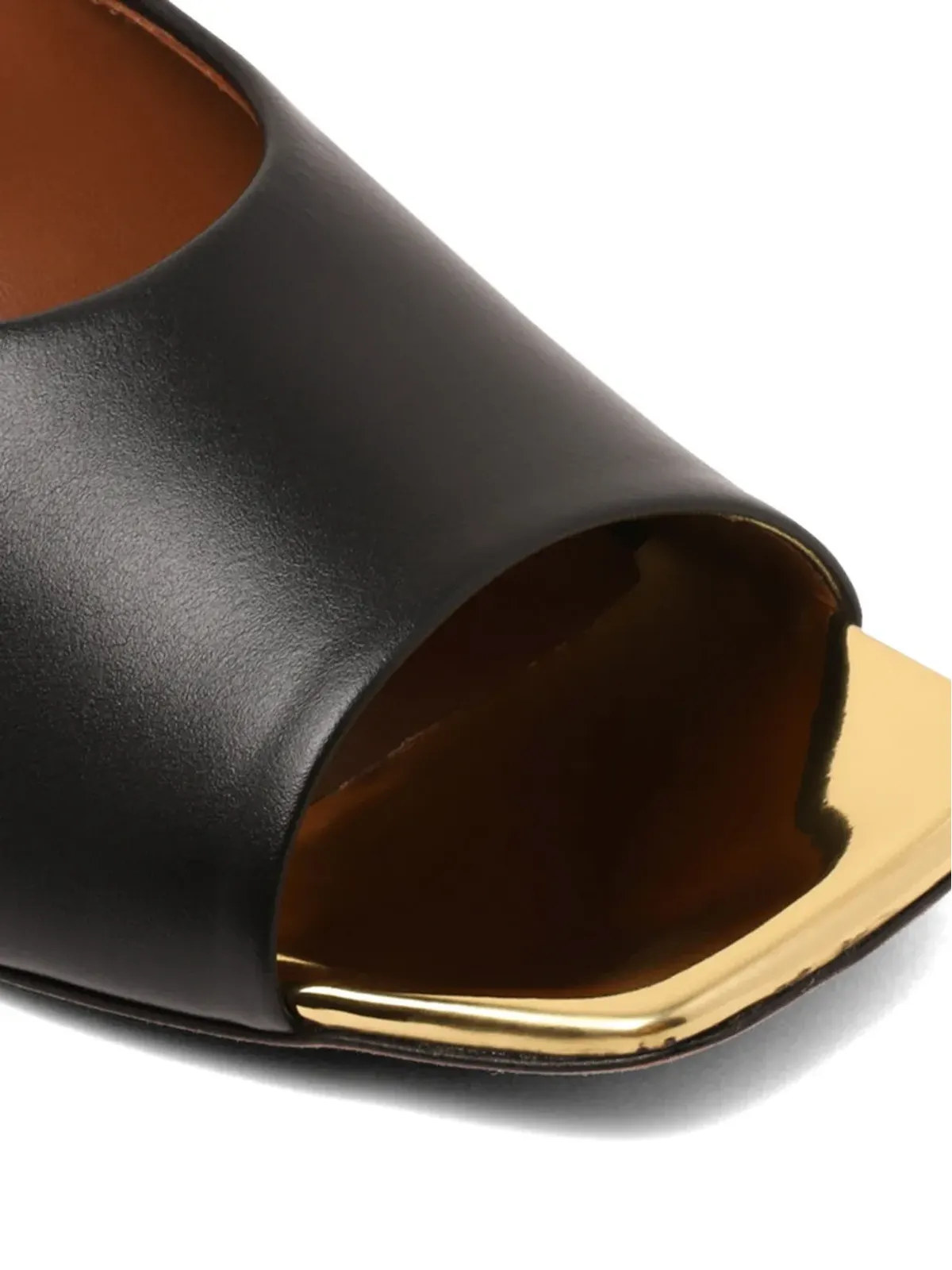 Pollini オープントゥレザーサンダル - 画像4