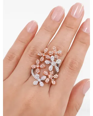 HYT Jewelry 花モチーフ ダイヤモンドリング - サムネイル2