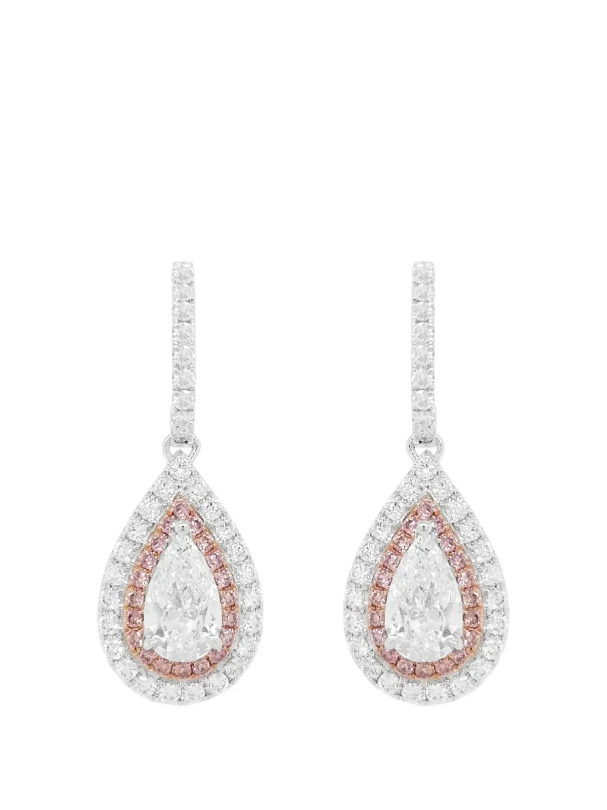 HYT Jewelry ダイヤモンド ドロップ ピアス - 画像1