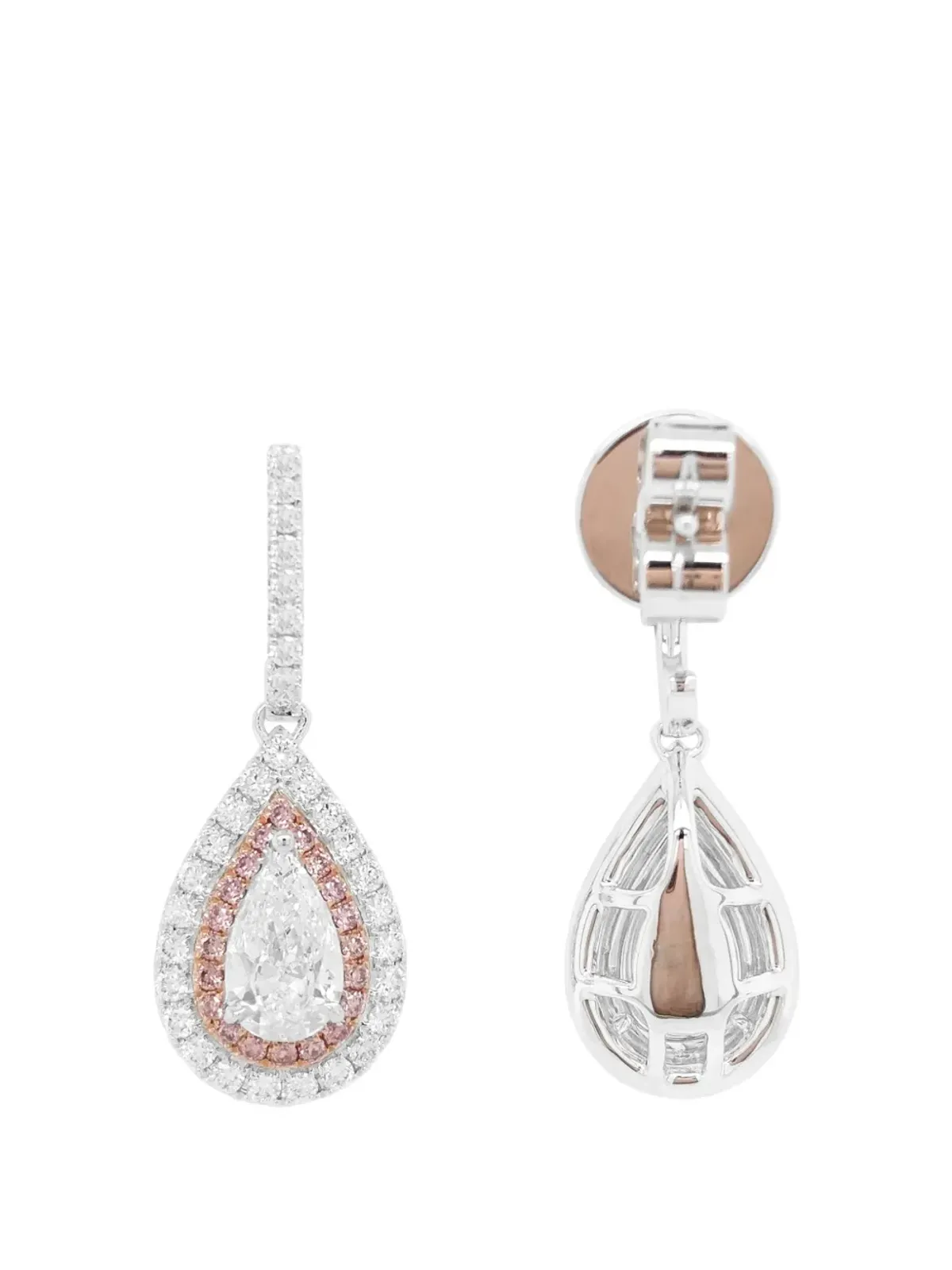 HYT Jewelry ダイヤモンド ドロップ ピアス - 画像3