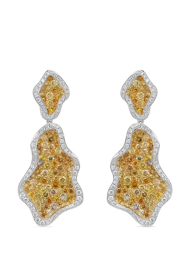 HYT Jewelry HYT Jewelry 非対称ダイヤモンドイヤリングの商品画像
