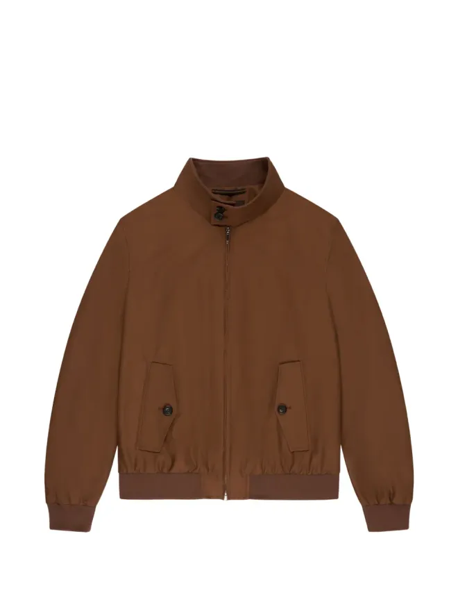 Montedoro Montedoro ブラウンのジップファスナー付きジャケットの商品画像