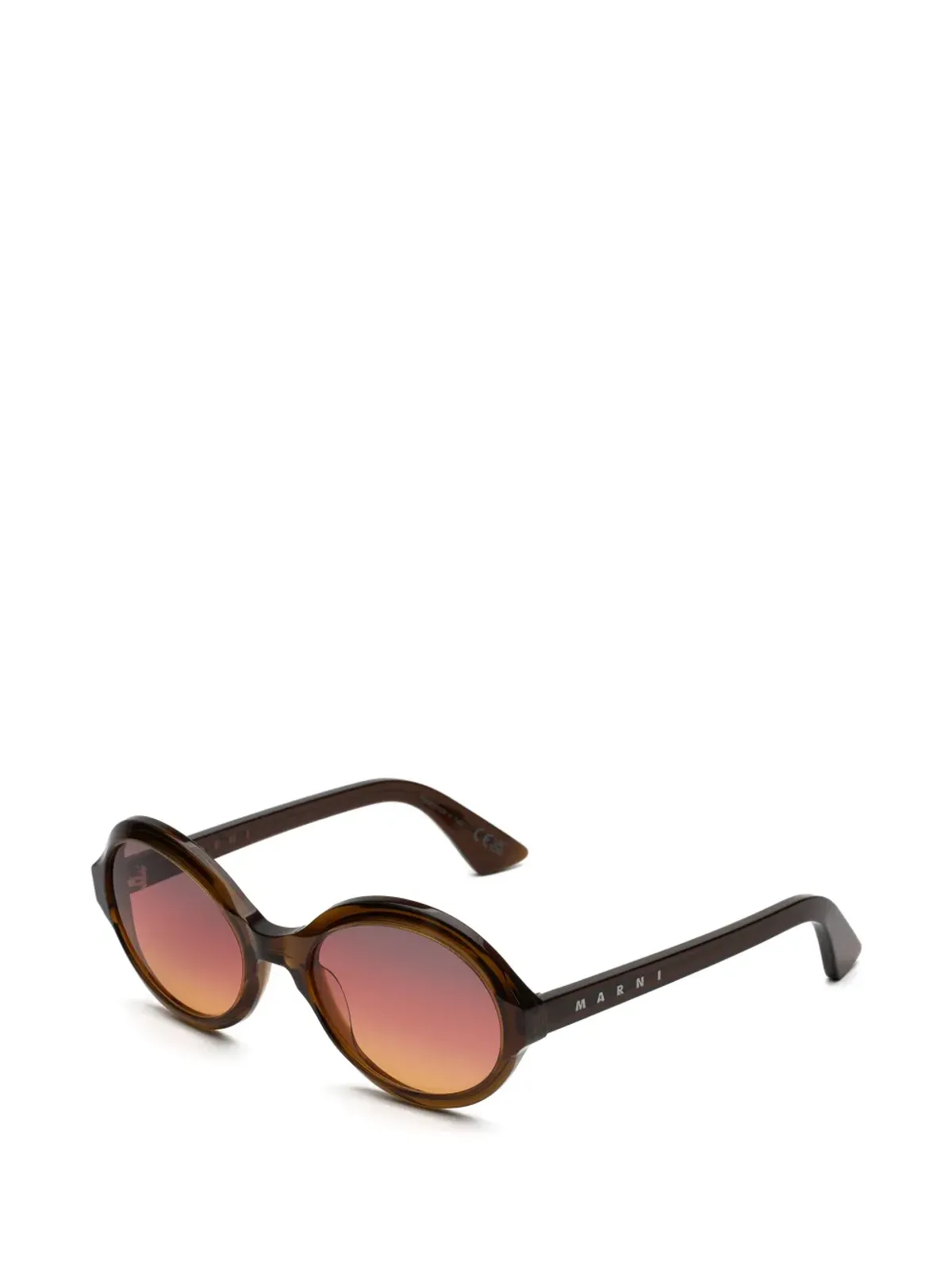 Marni Eyewear Nozea ラウンドフレーム サングラス - 画像2