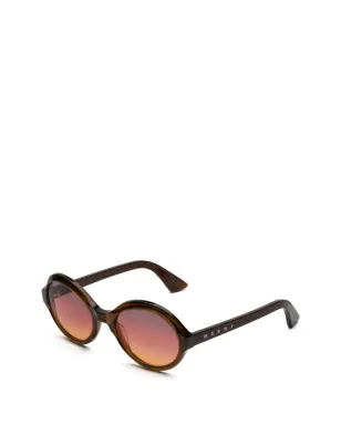 Marni Eyewear Nozea ラウンドフレーム サングラス - サムネイル2