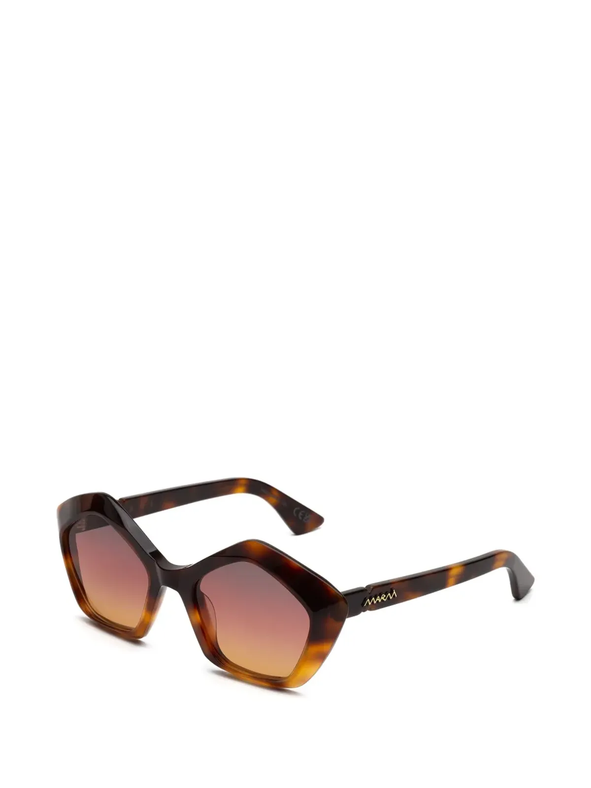 Marni Eyewear Eluvi ジオメトリックフレーム サングラス - 画像2