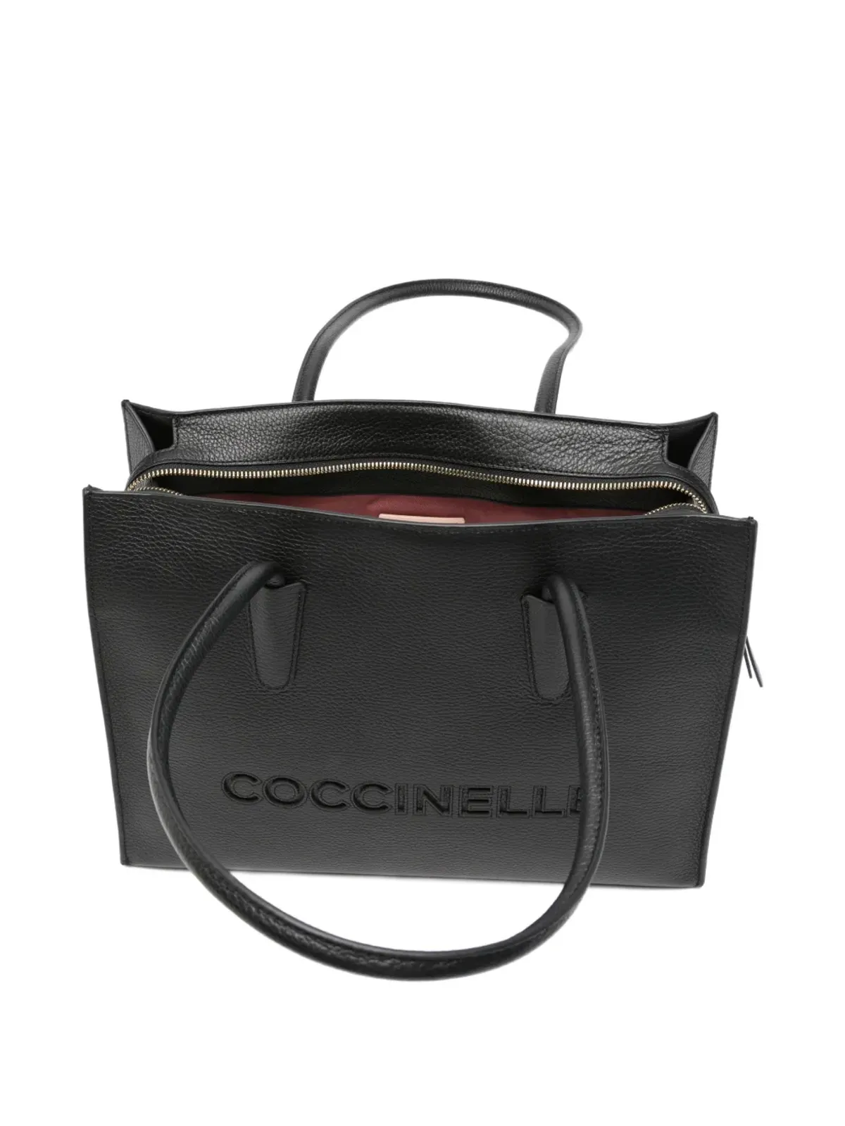 Coccinelle Myrtha26 ロゴディテール トートバッグ - 画像5