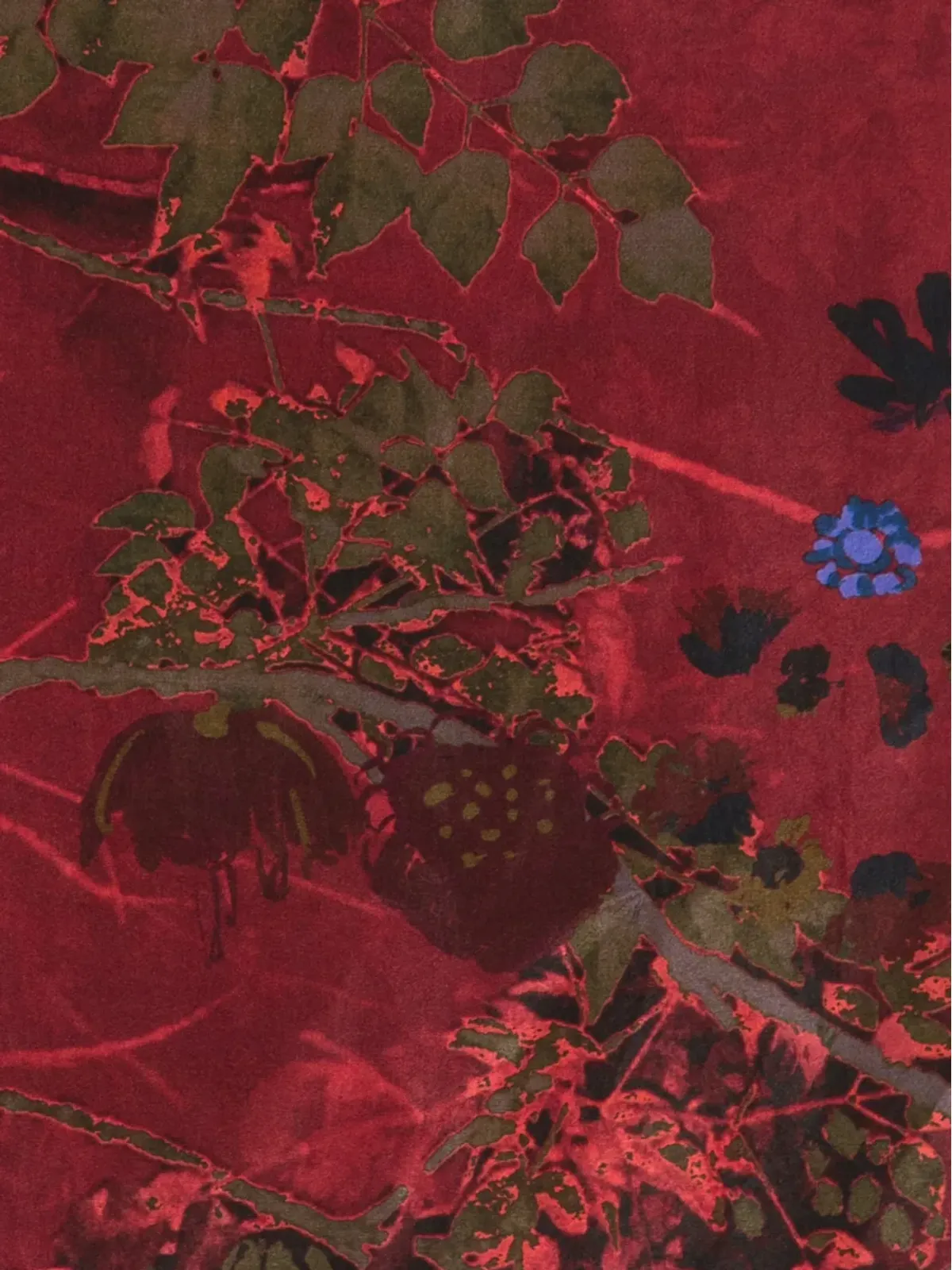 YAVI 花柄シルクスカーフ（3点セット） - 画像2