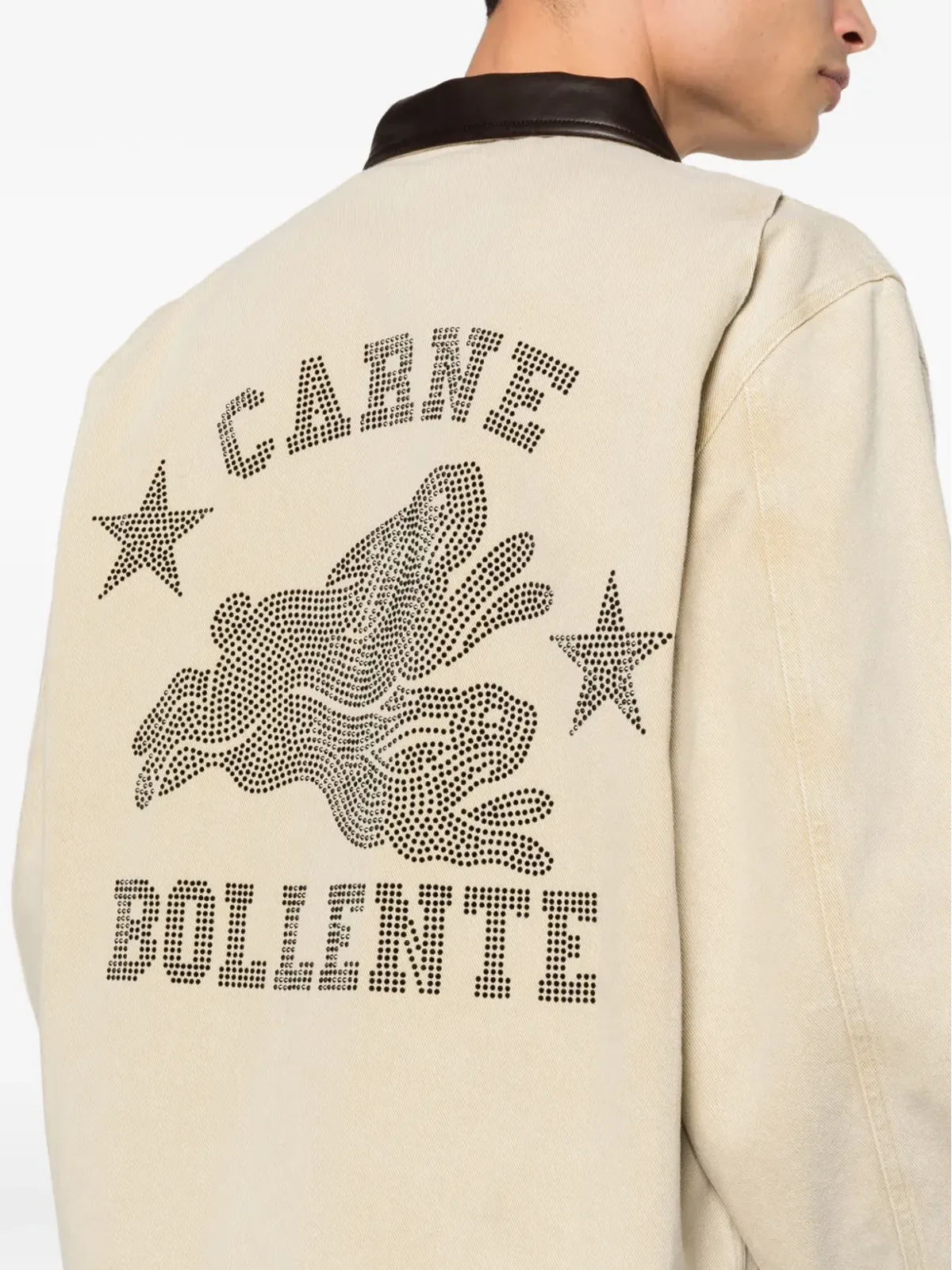 CARNE BOLLENTE ポロカラー ジップファスナー付きジャケット - 画像5