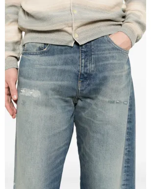 Sunflower ツイスト distressed ジーンズ - サムネイル5