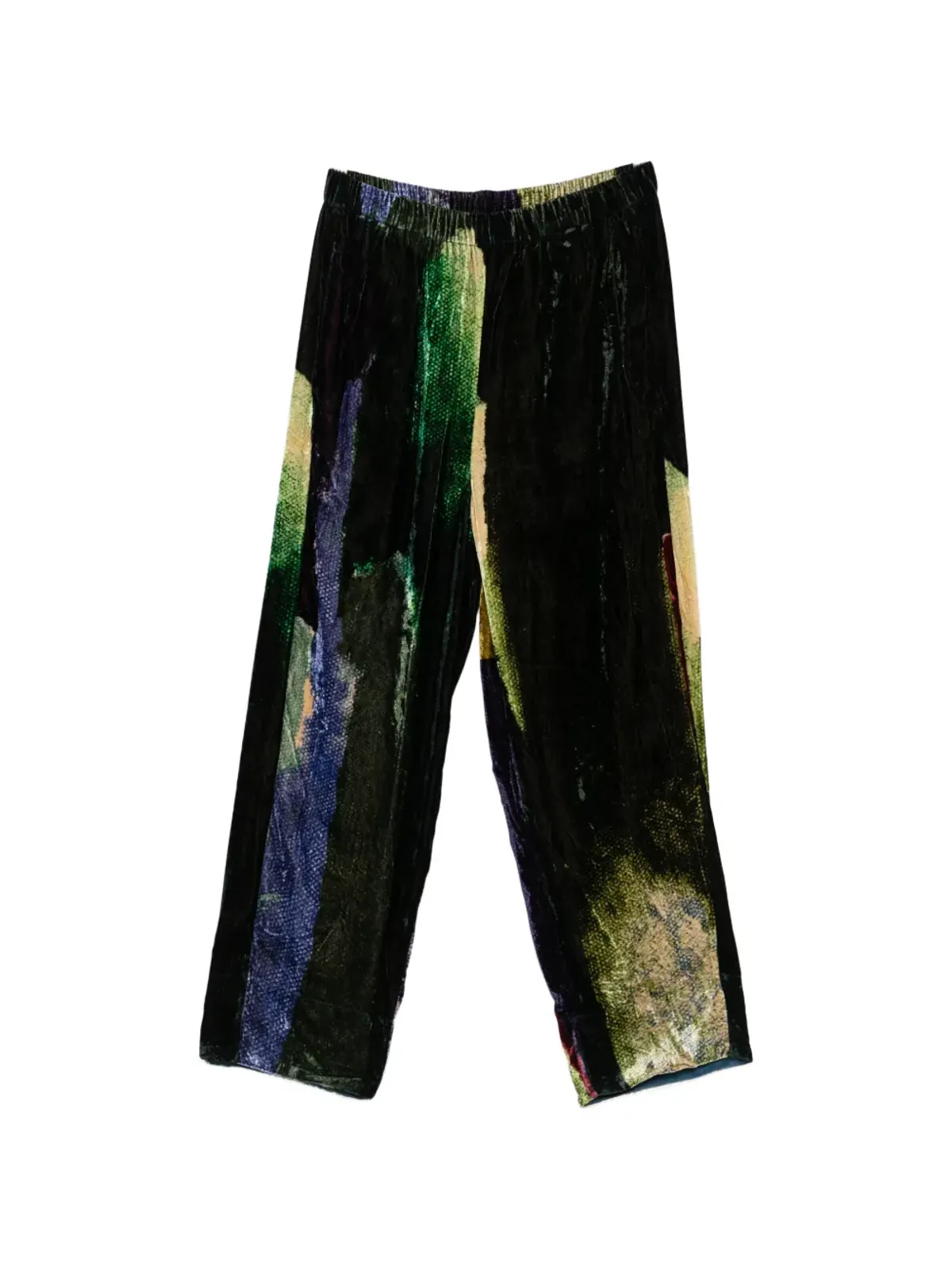 YAVI patterned trousers - Black - 画像1