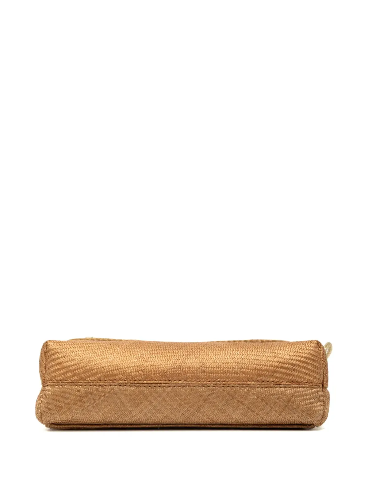Bottega Veneta Pre-Owned 20th Century Metallic Raffia Intrecciato shoulder bag - Brown - 画像4