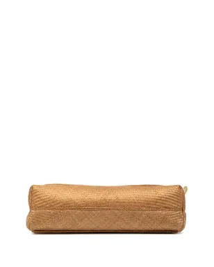 Bottega Veneta Pre-Owned 20th Century Metallic Raffia Intrecciato shoulder bag - Brown - サムネイル4