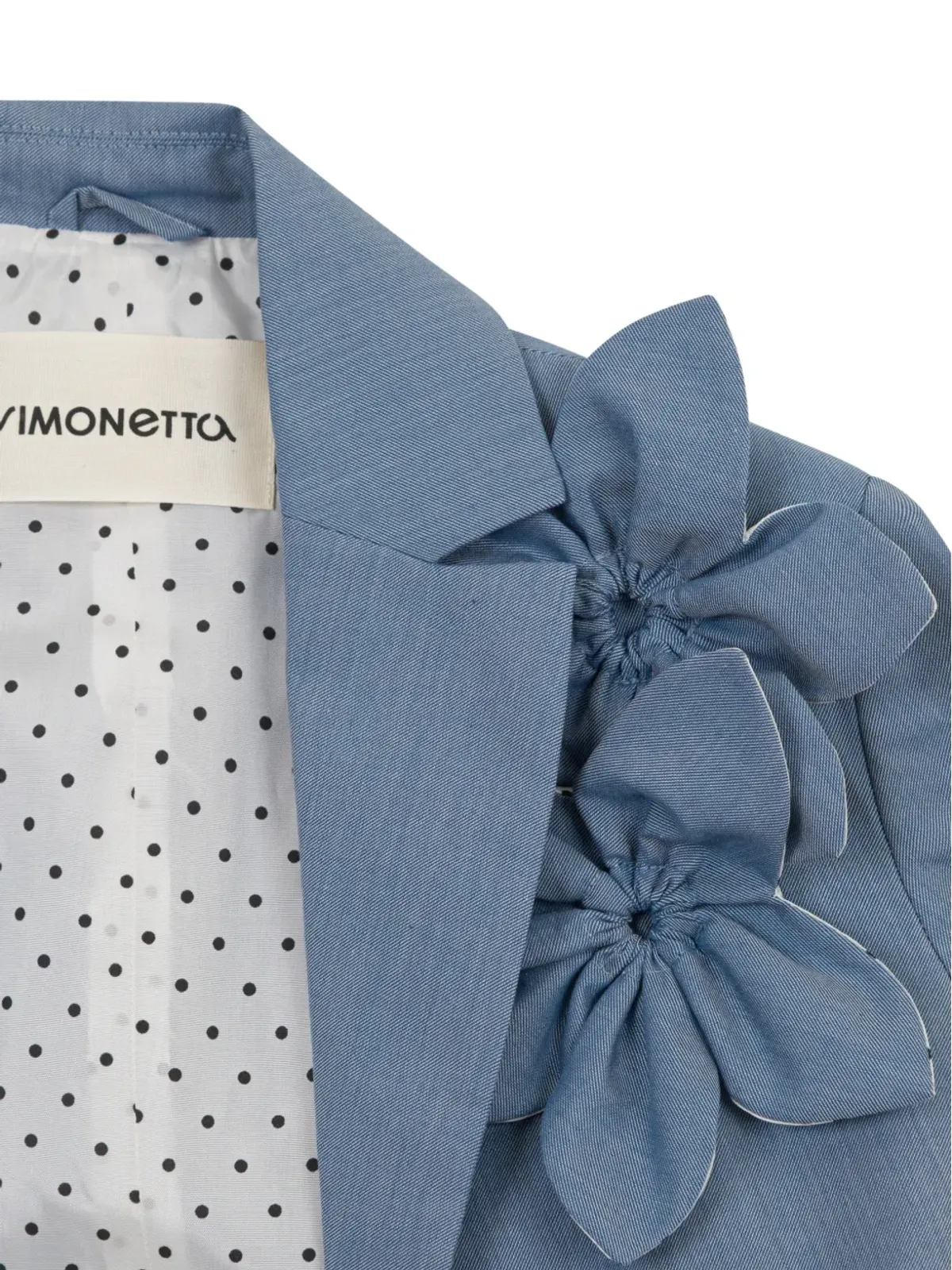Simonetta フローラルディテール ブレザー - 画像3