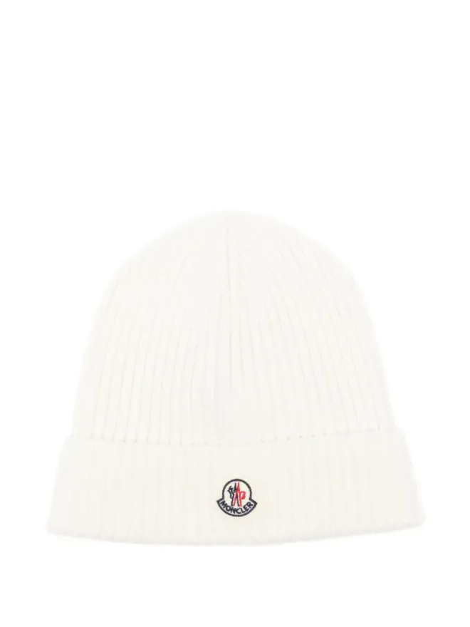 Moncler Enfant Moncler Enfant リブ編みニットのビーニーハットの商品画像