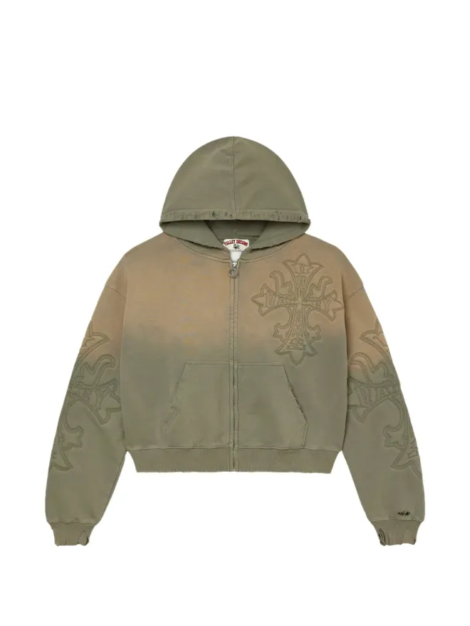 Vale Vale カーバー クロスジップ フーディ - グリーンの商品画像