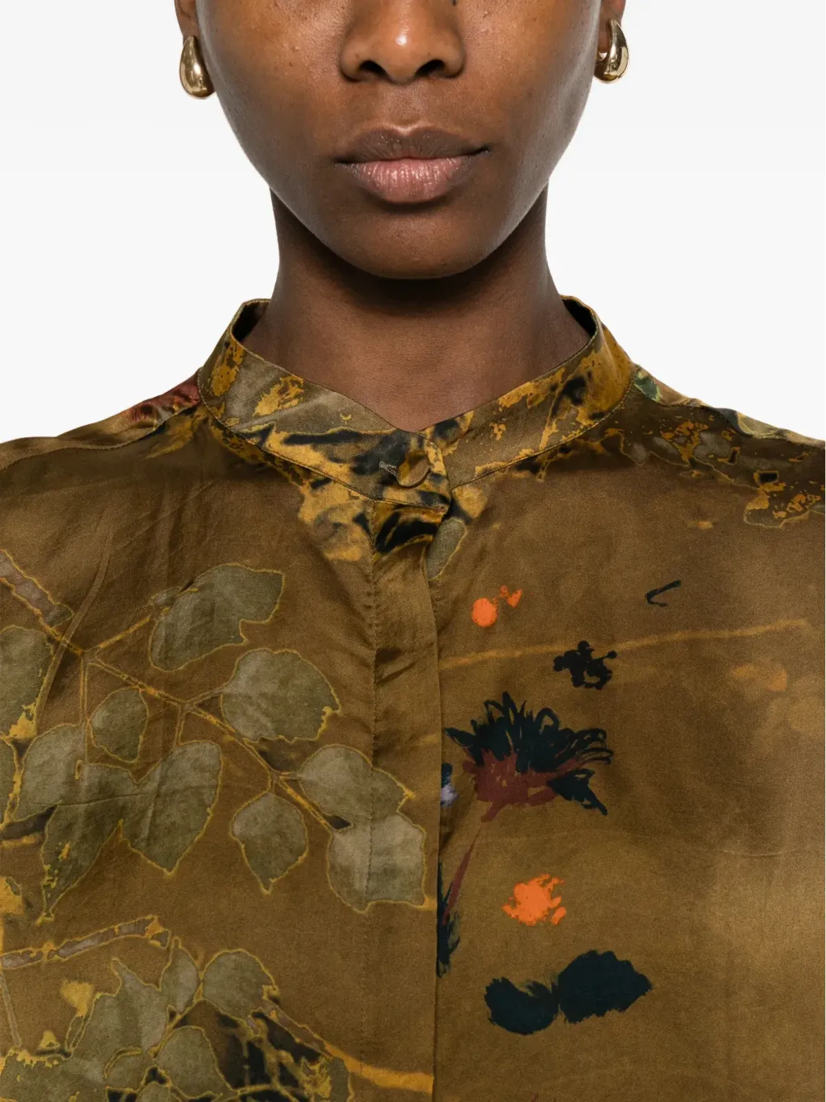 YAVI Nolen floral shirt - 画像5