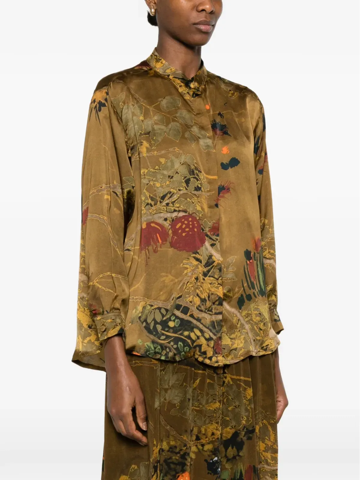 YAVI Nolen floral shirt - 画像3