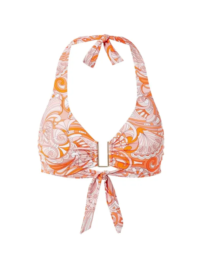 Melissa Odabash Melissa Odabash コロンビアノットプリントビキニトップの商品画像