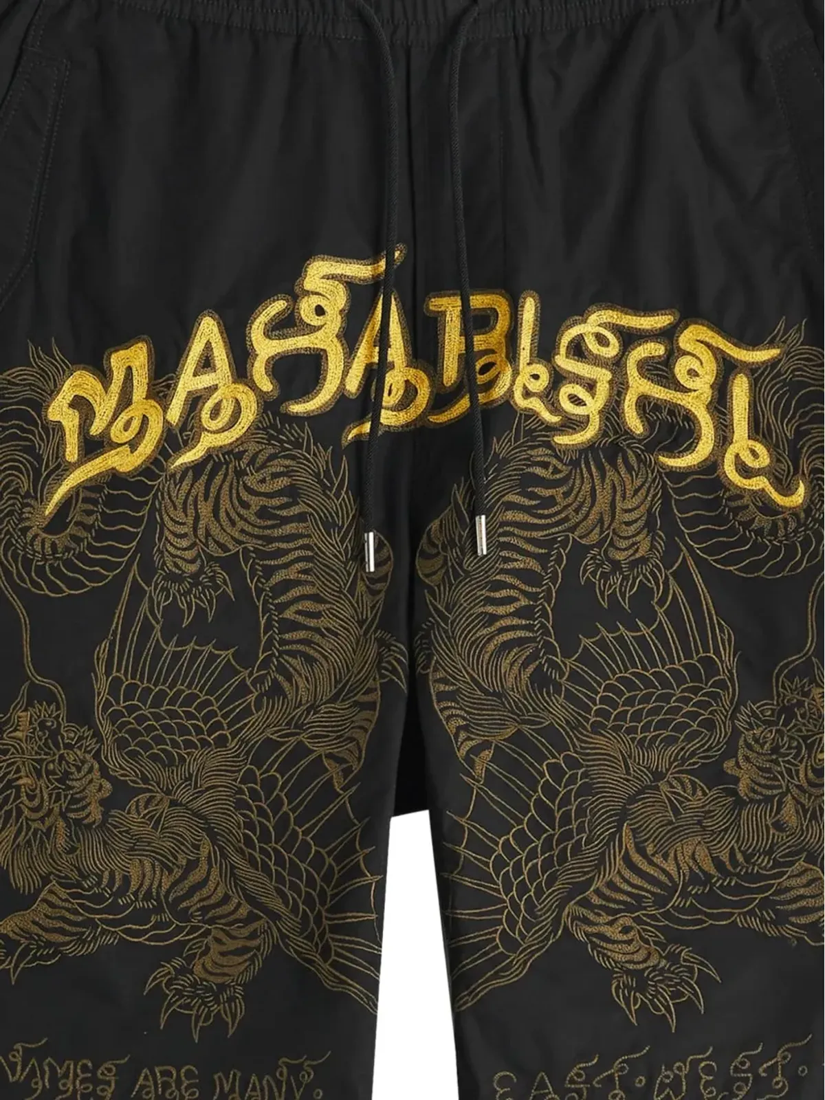 Maharishi 虎龍プリントショーツ - 画像2