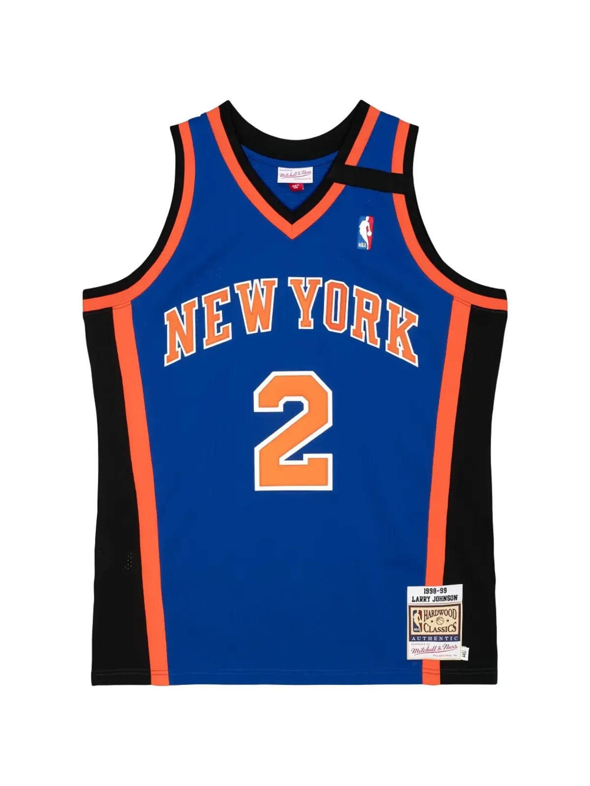 Mitchell & Ness ニューヨーク・ニックス 1988-1989 ベスト - ブルー - 画像1