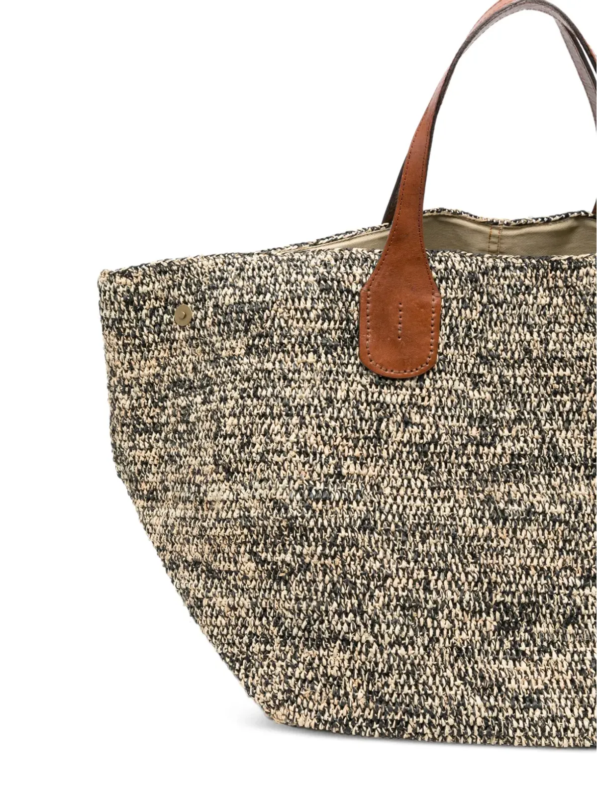 IBELIV Rio raffia handle tote bag - Neutrals - 画像4