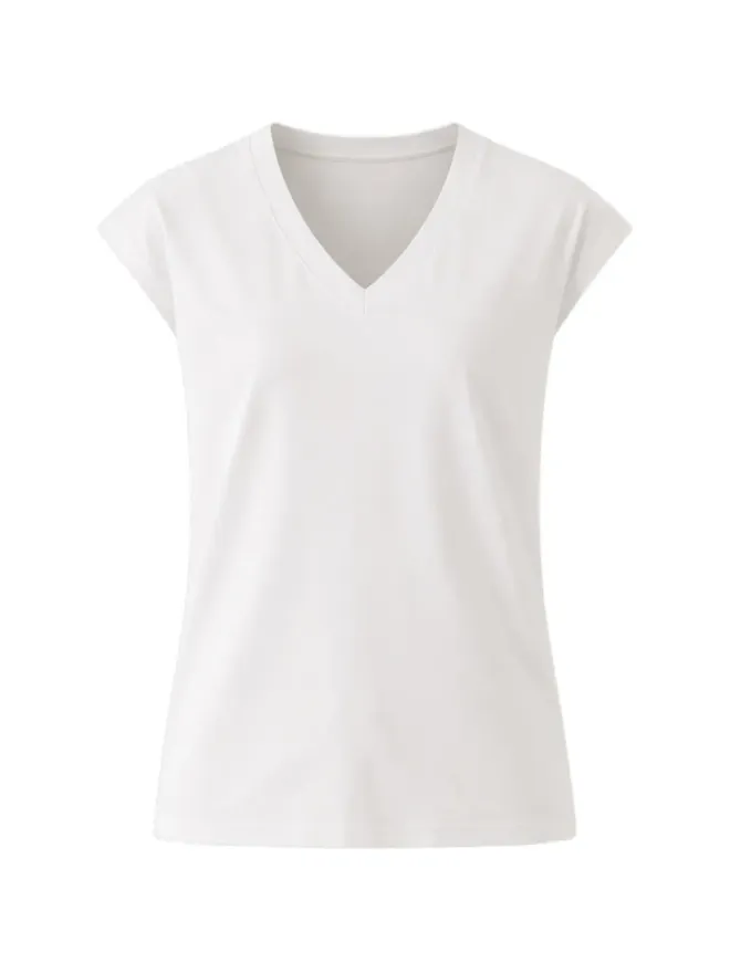 PATRICK ASSARAF PATRICK ASSARAF Vネック コットンTシャツの商品画像