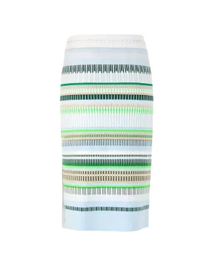 MARCCAIN ドローコード付きストライプスカート - サムネイル2