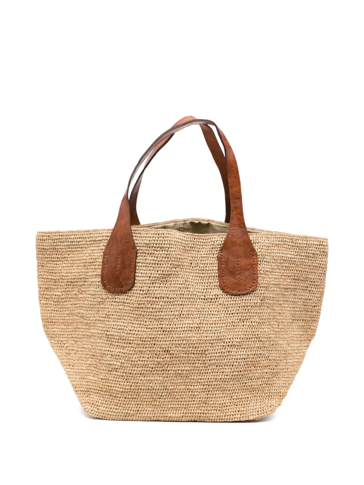 IBELIV Tokyo II raffia handle tote bag - Neutrals - 画像1
