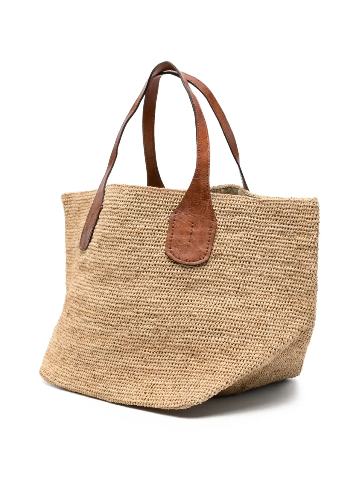 IBELIV Tokyo II raffia handle tote bag - Neutrals - 画像3