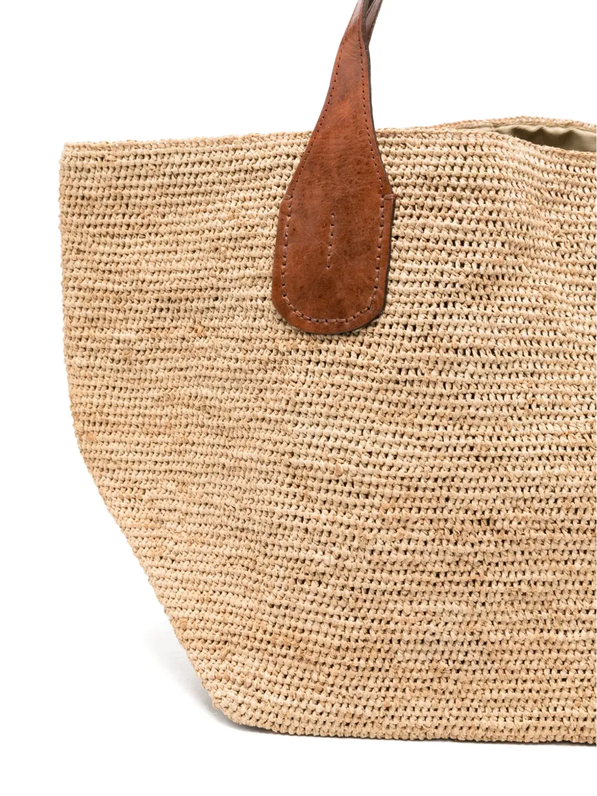 IBELIV Tokyo II raffia handle tote bag - Neutrals - 画像4