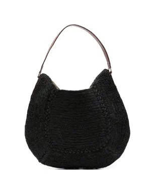 IBELIV Meva braided tote bag - Black - サムネイル1