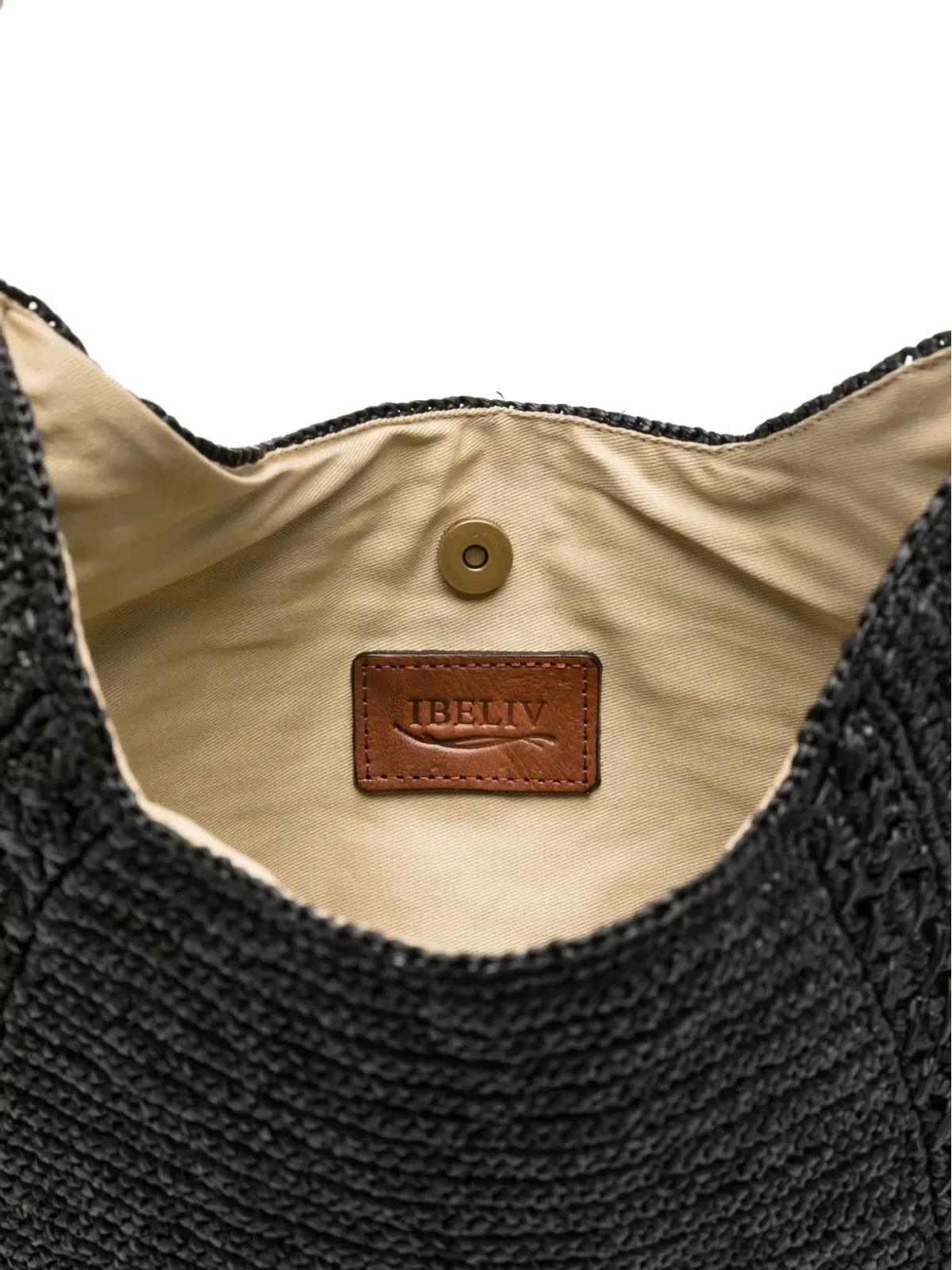 IBELIV Meva braided tote bag - Black - 画像5