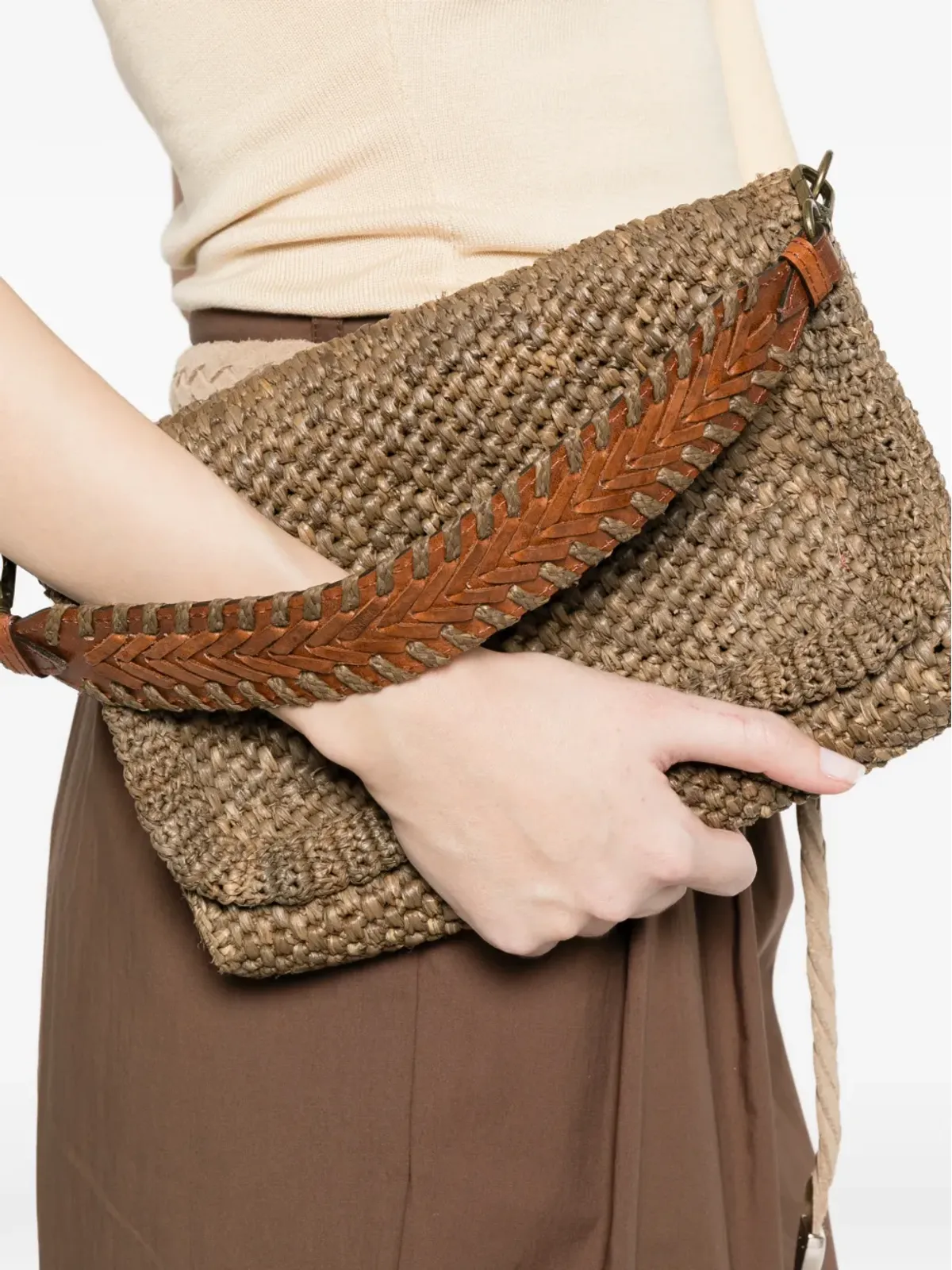 IBELIV Opera raffia tote bag - 画像2