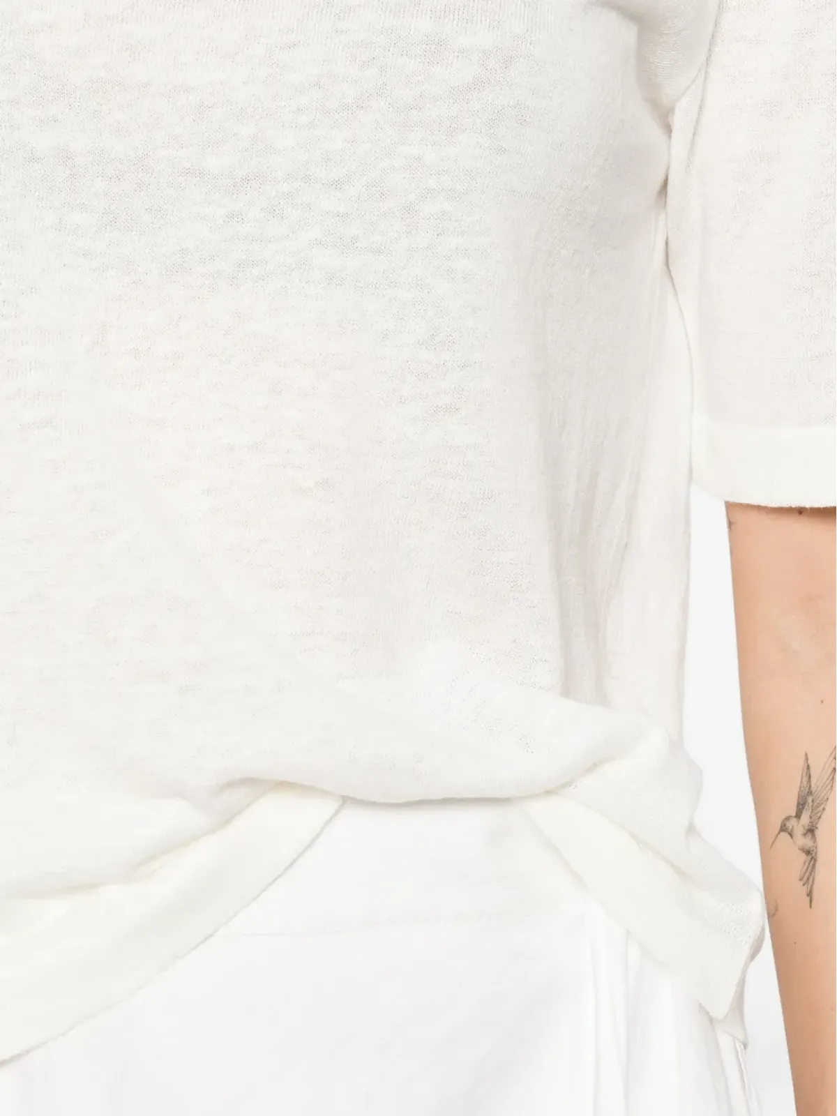 base ニットTシャツ - 画像5
