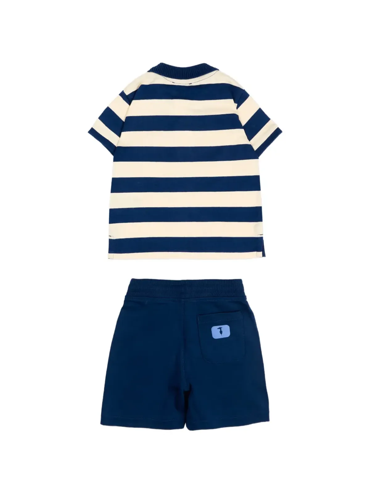 TRUSSARDI JUNIOR ストライプ柄ベビーウェア セット - ブルー - 画像2
