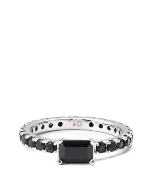 Izabel Display Ultra Slim band ring - Silver - サムネイル1