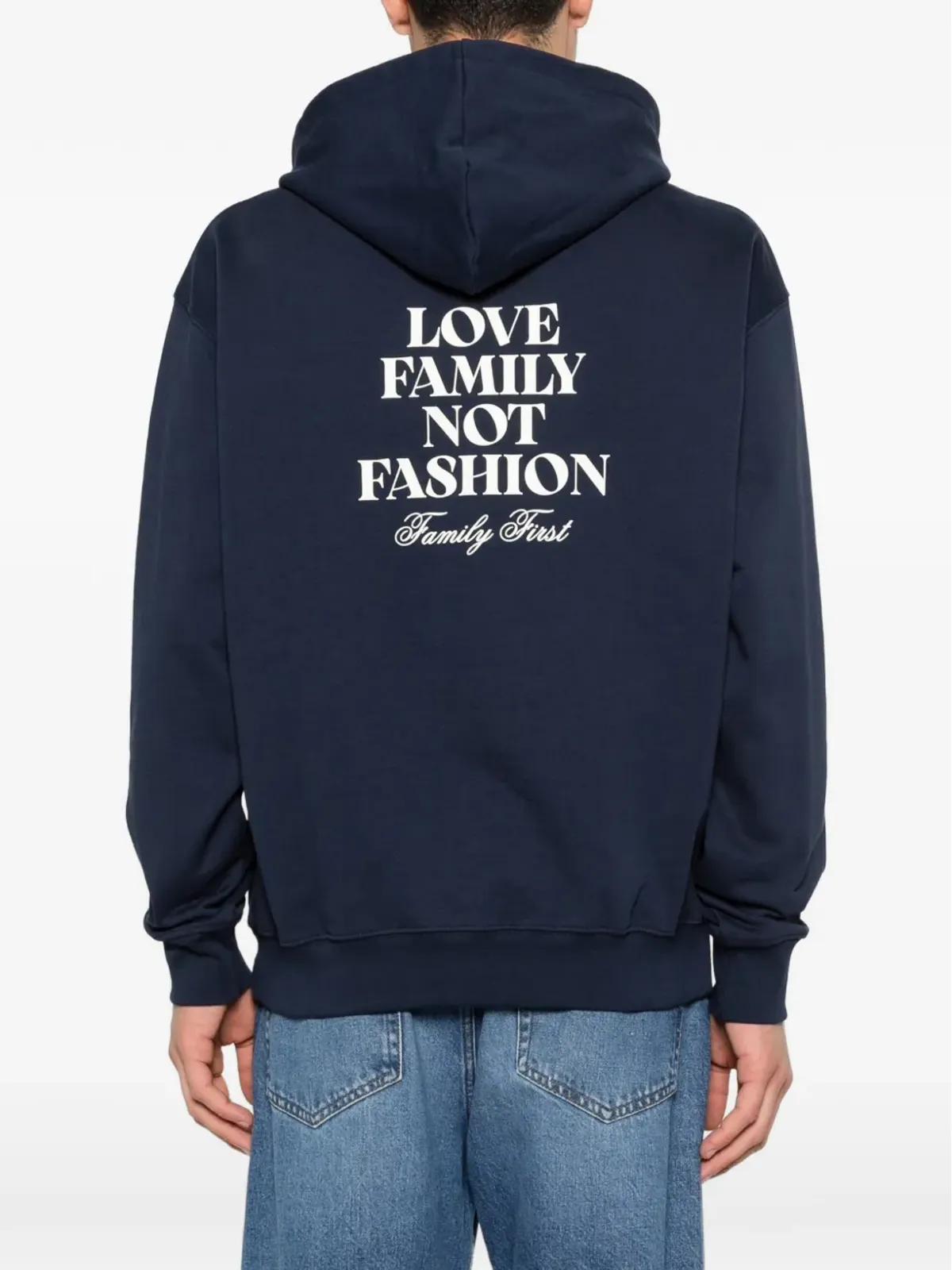 Family First レタリング入りフーディー - 画像4