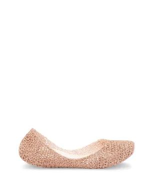 Melissa グリッターエフェクト バレエフラット ピンク - サムネイル1